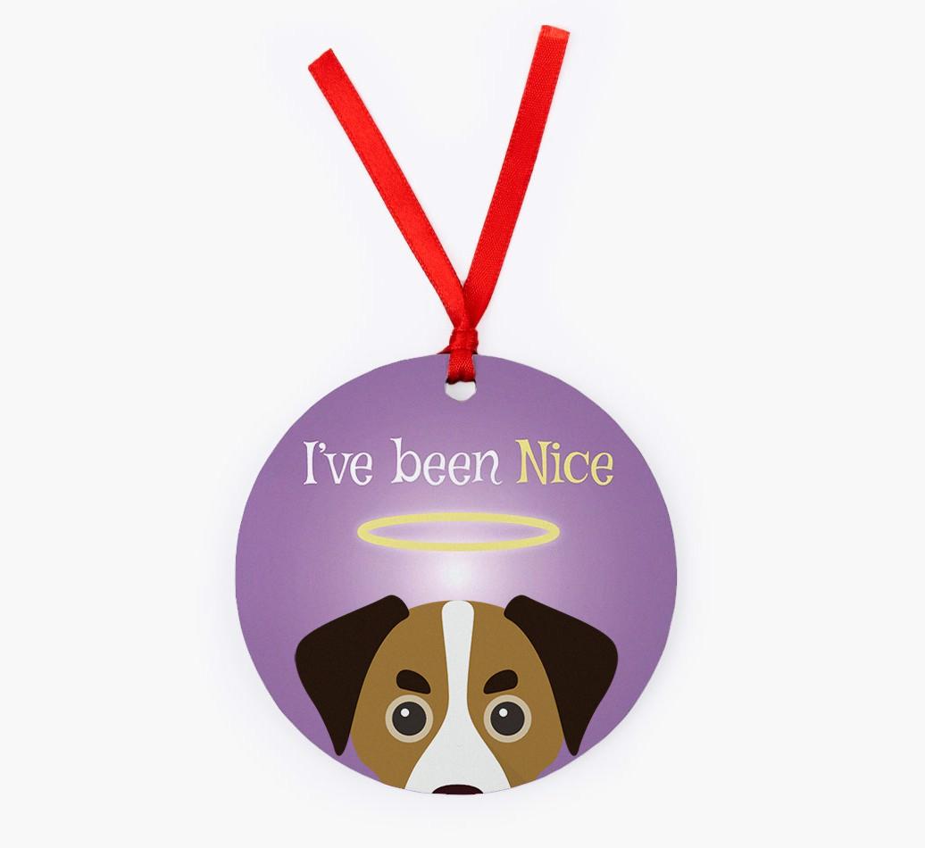 'I've Been Nice' - {breedFullName} Christmas Decoration
