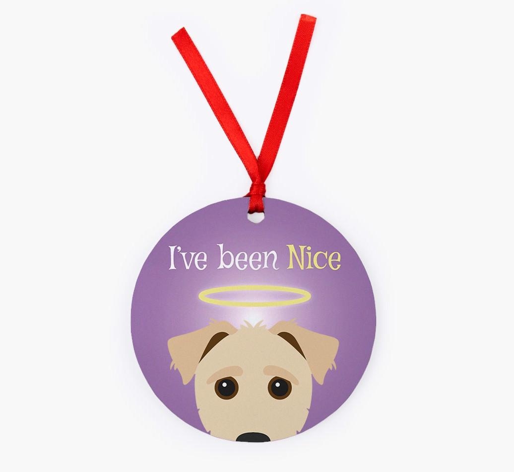 'I've Been Nice' - {breedFullName} Christmas Decoration