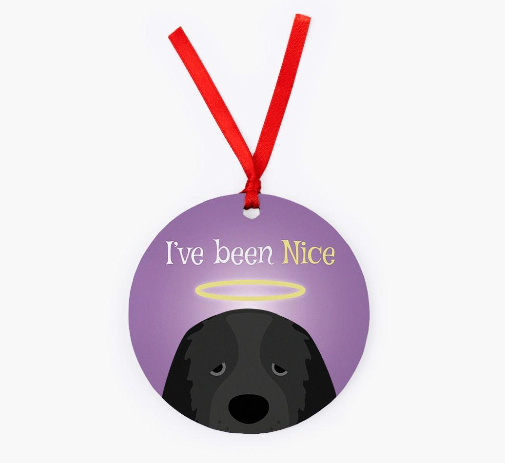 'I've Been Nice' - {breedFullName} Christmas Decoration