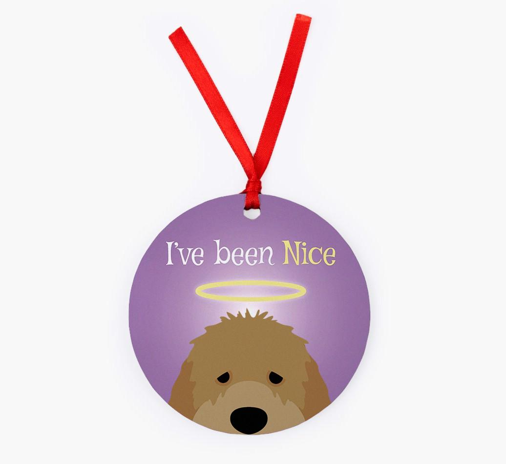 'I've Been Nice' - {breedFullName} Christmas Decoration