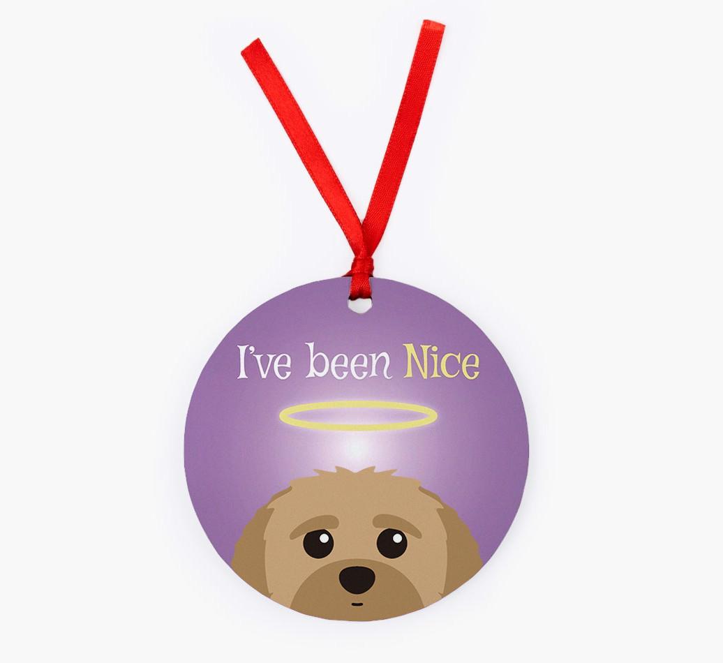 'I've Been Nice' - {breedFullName} Christmas Decoration