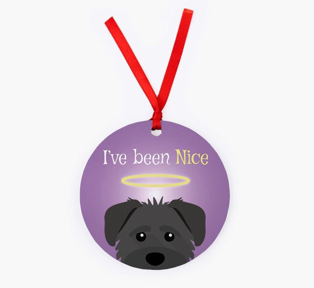 'I've Been Nice' - {breedFullName} Christmas Decoration