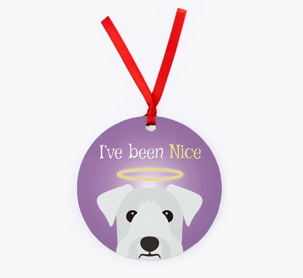 'I've Been Nice' - {breedFullName} Christmas Decoration