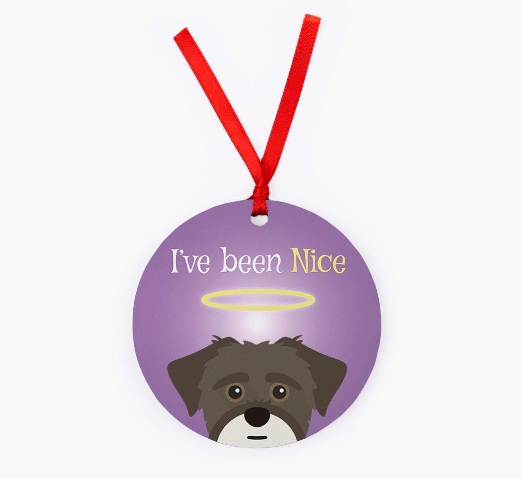 'I've Been Nice' - {breedFullName} Christmas Decoration