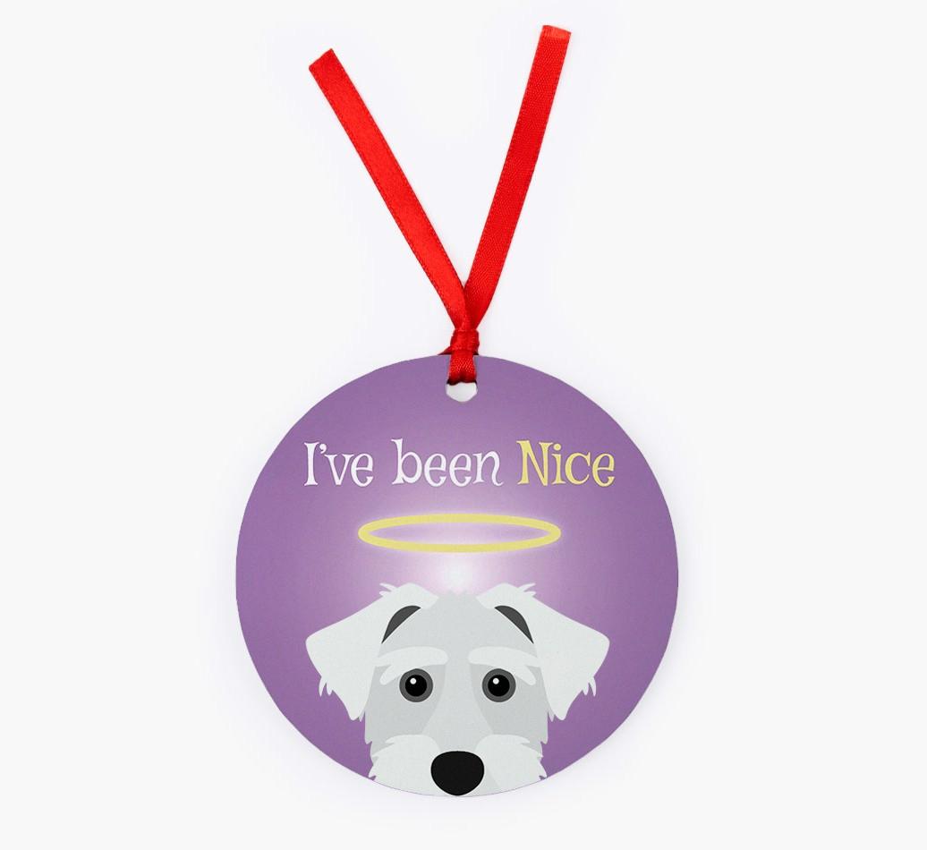 'I've Been Nice' - {breedFullName} Christmas Decoration