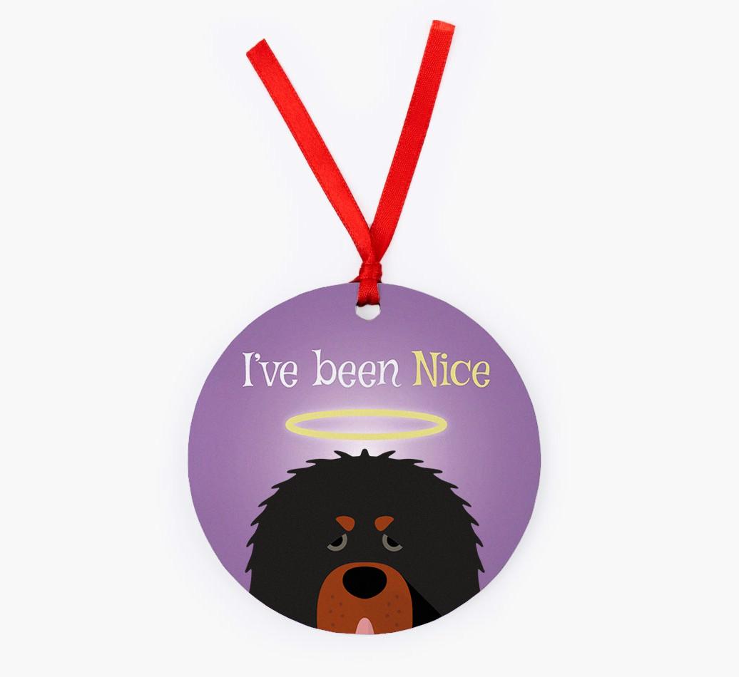 'I've Been Nice' - {breedFullName} Christmas Decoration