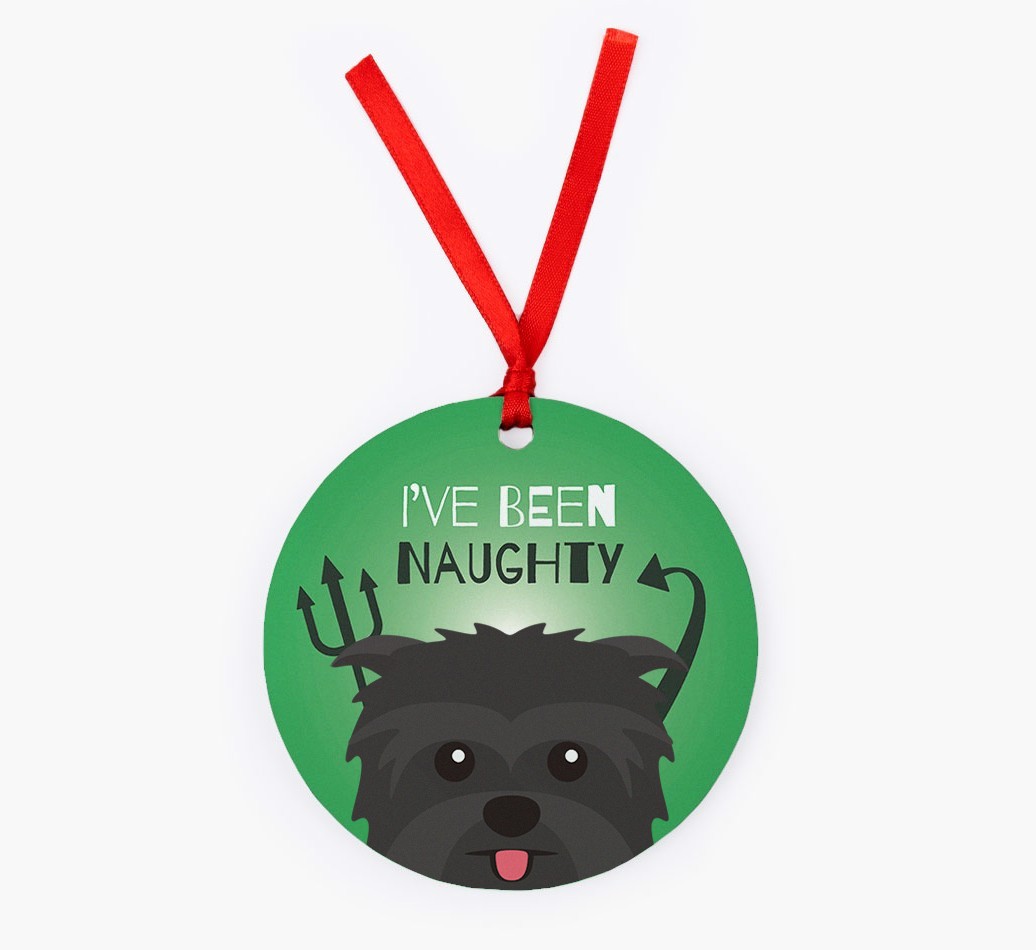 'I've Been Naughty' - {breedFullName} Christmas Decoration