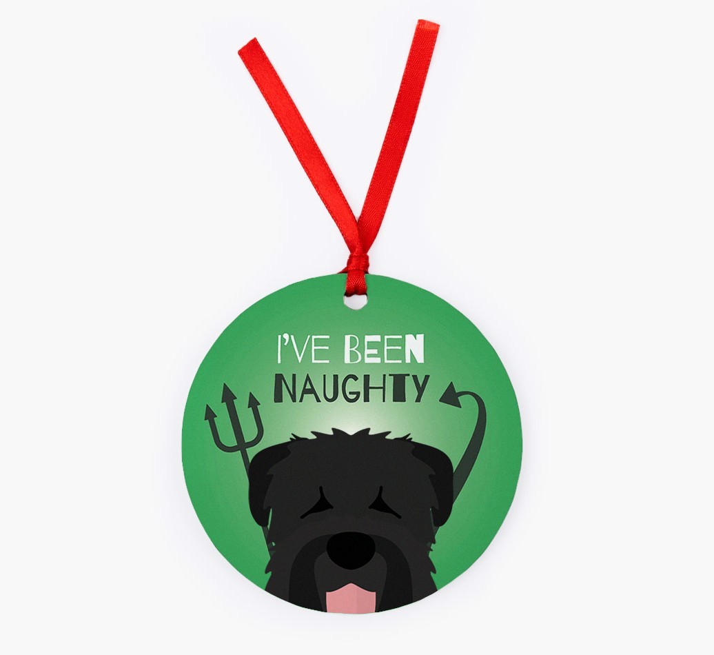 'I've Been Naughty' - {breedFullName} Christmas Decoration