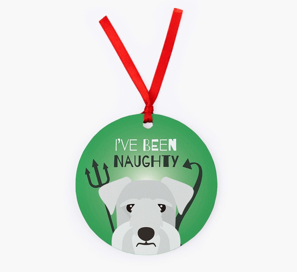 'I've Been Naughty' - {breedFullName} Christmas Decoration