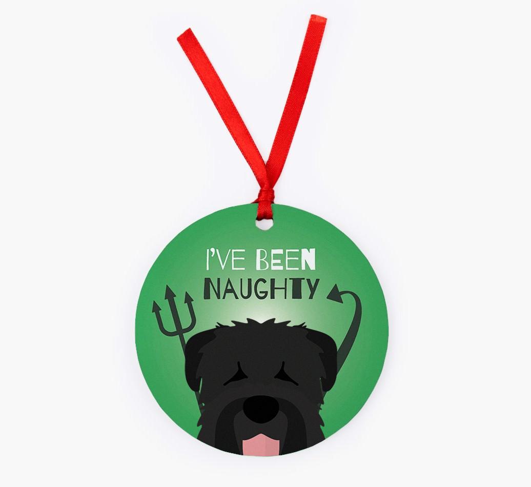 'I've Been Naughty' - {breedFullName} Christmas Decoration