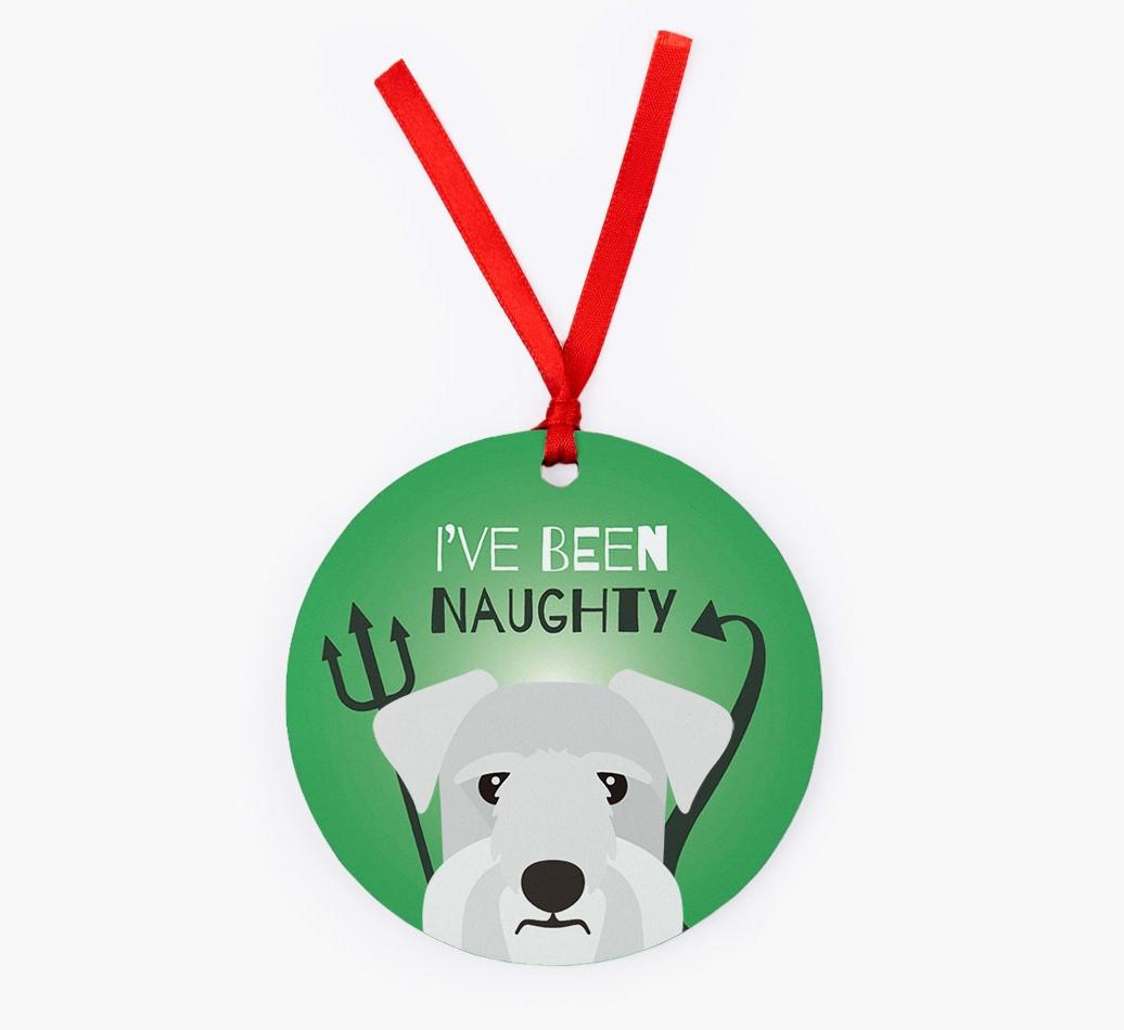 'I've Been Naughty' - {breedFullName} Christmas Decoration
