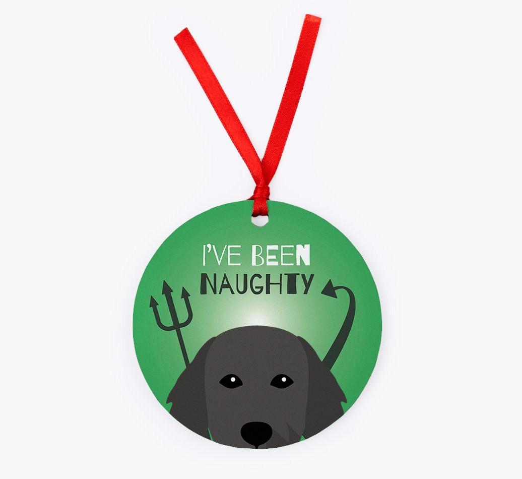 'I've Been Naughty' - {breedFullName} Christmas Decoration