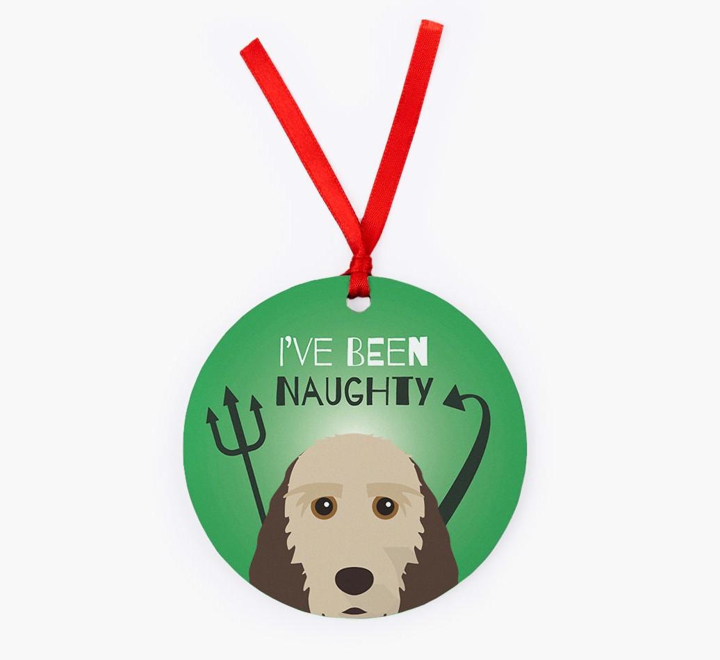 'I've Been Naughty' - {breedFullName} Christmas Decoration