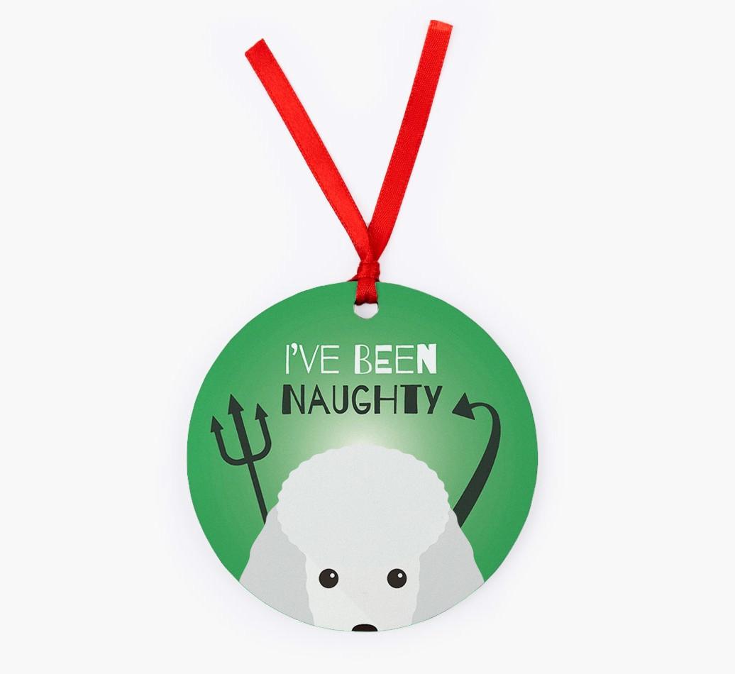 'I've Been Naughty' - {breedFullName} Christmas Decoration