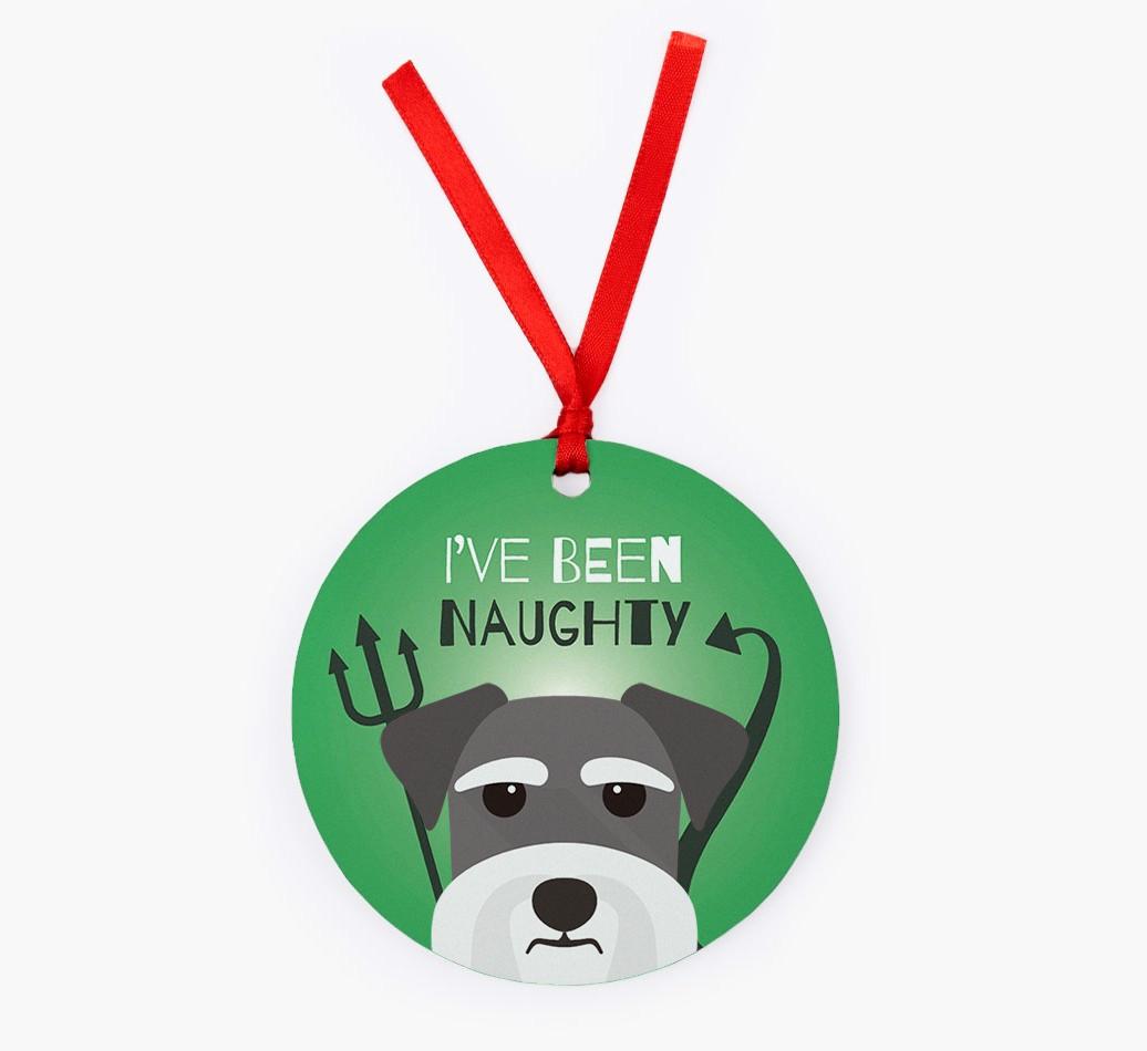 'I've Been Naughty' - {breedFullName} Christmas Decoration