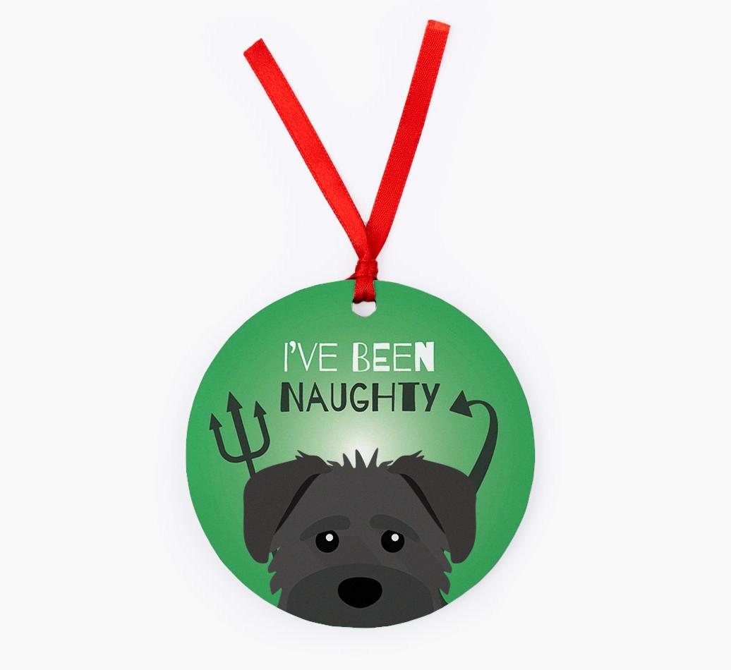 'I've Been Naughty' - {breedFullName} Christmas Decoration