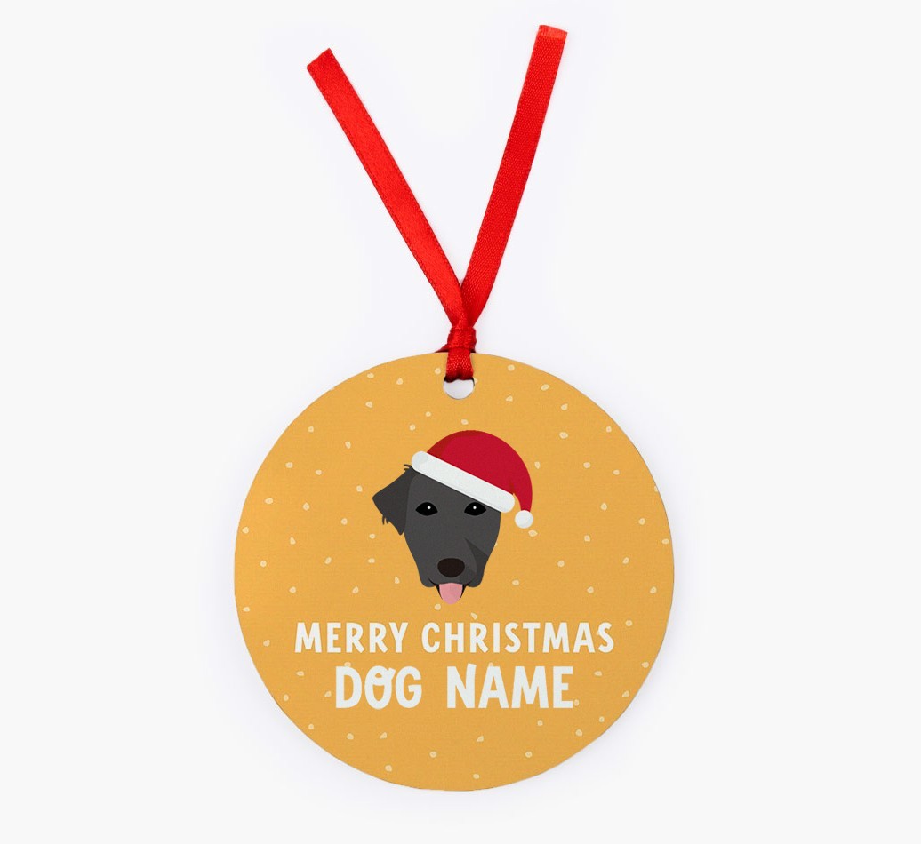 Merry Christmas: Personalized {breedFullName} Christmas Decoration