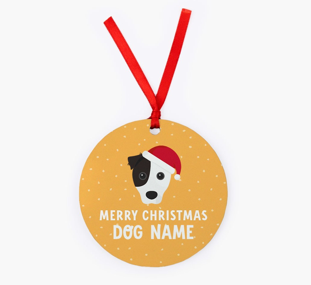 Merry Christmas: Personalized {breedFullName} Christmas Decoration