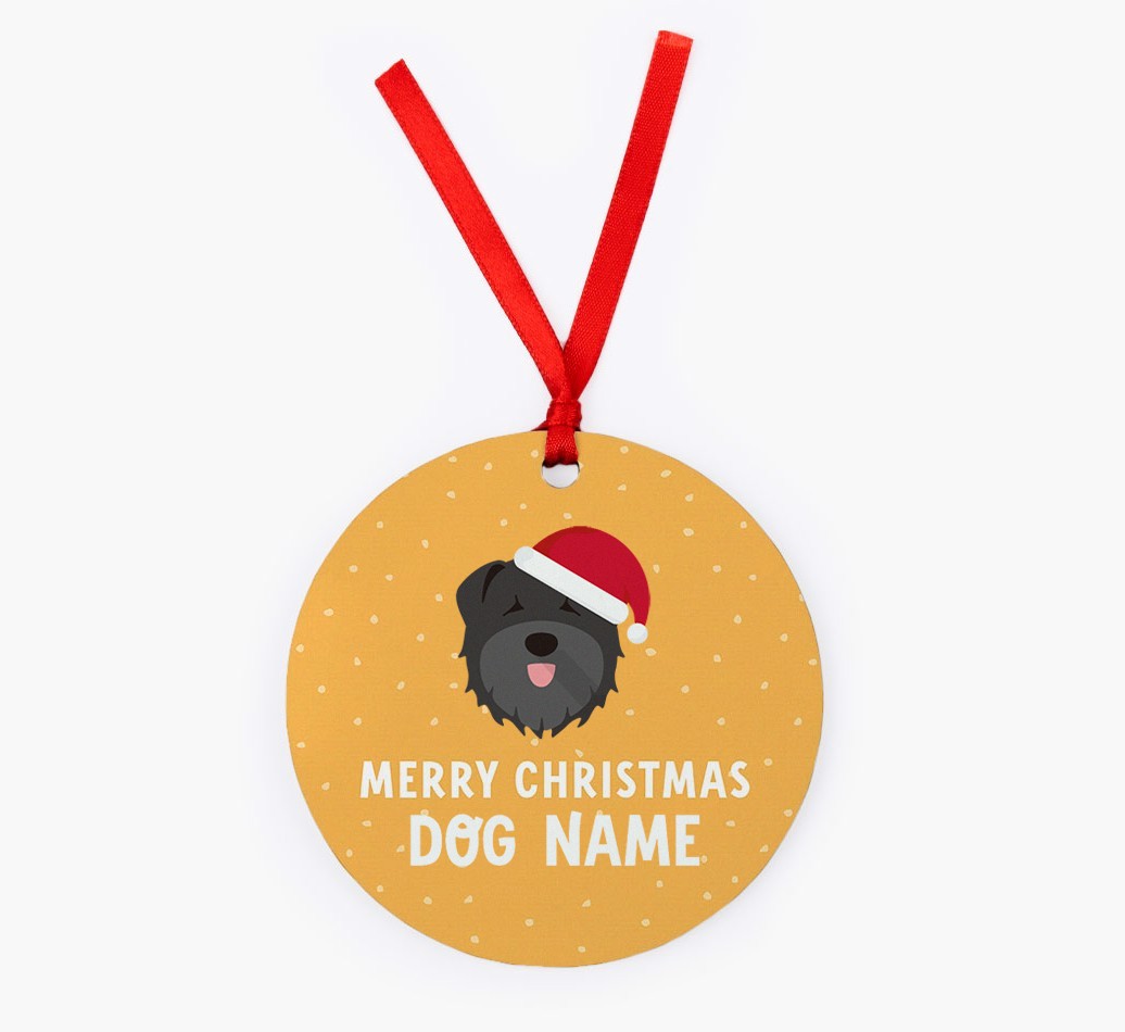 Merry Christmas: Personalized {breedFullName} Christmas Decoration