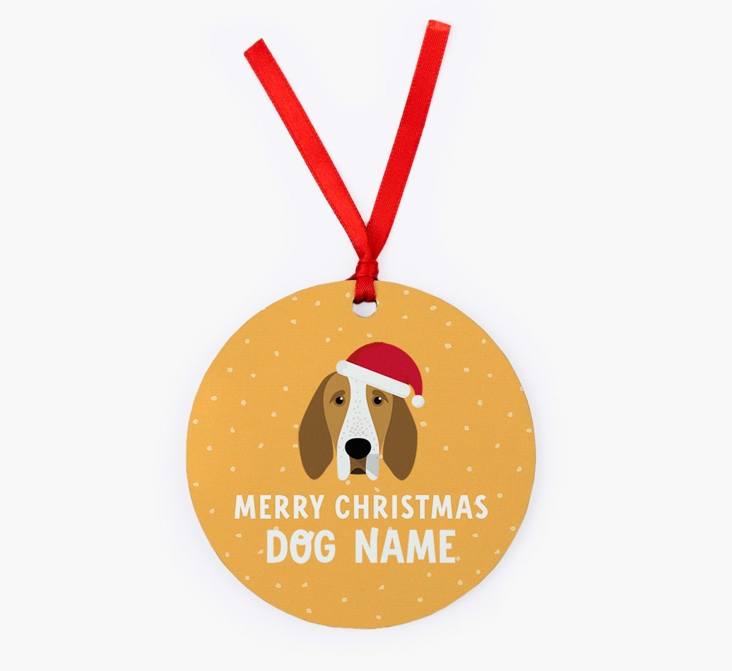 Merry Christmas: Personalized {breedFullName} Christmas Decoration
