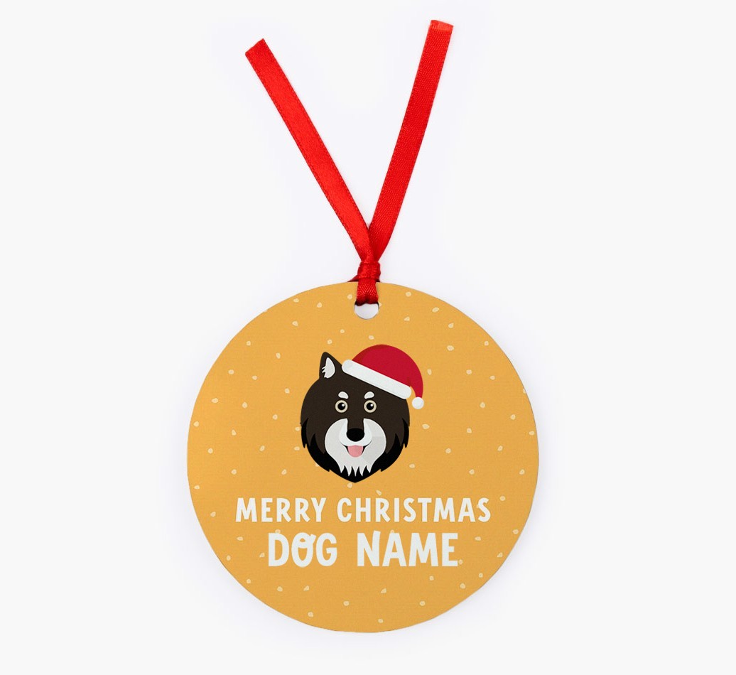 Merry Christmas: Personalized {breedFullName} Christmas Decoration