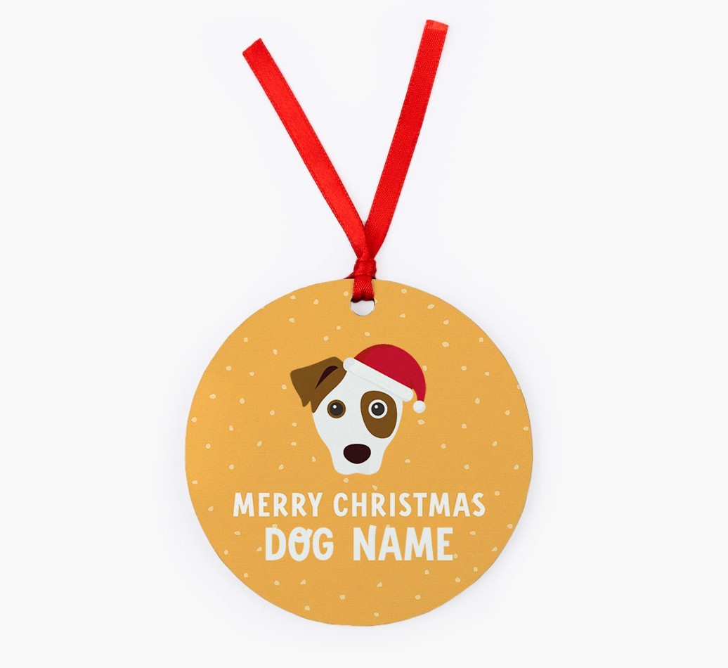 Merry Christmas: Personalized {breedFullName} Christmas Decoration
