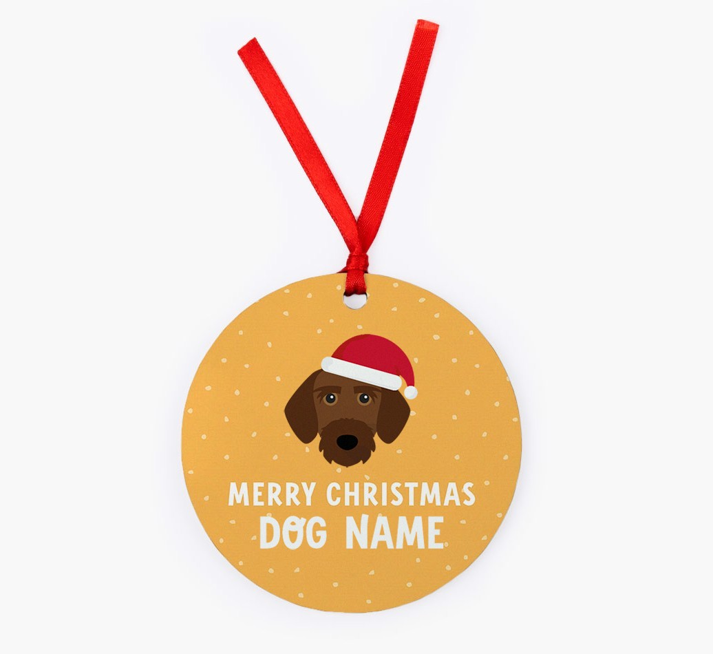 Merry Christmas: Personalised {breedFullName} Christmas Decoration