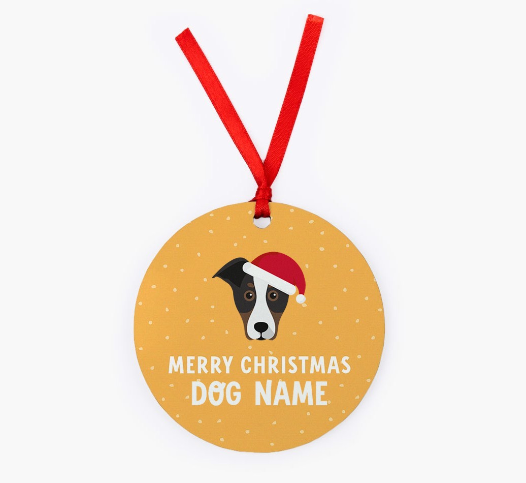 Merry Christmas: Personalized {breedFullName} Christmas Decoration