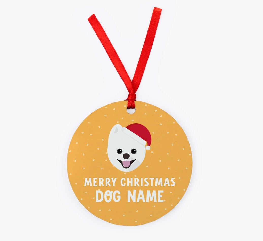 Merry Christmas: Personalized {breedFullName} Christmas Decoration