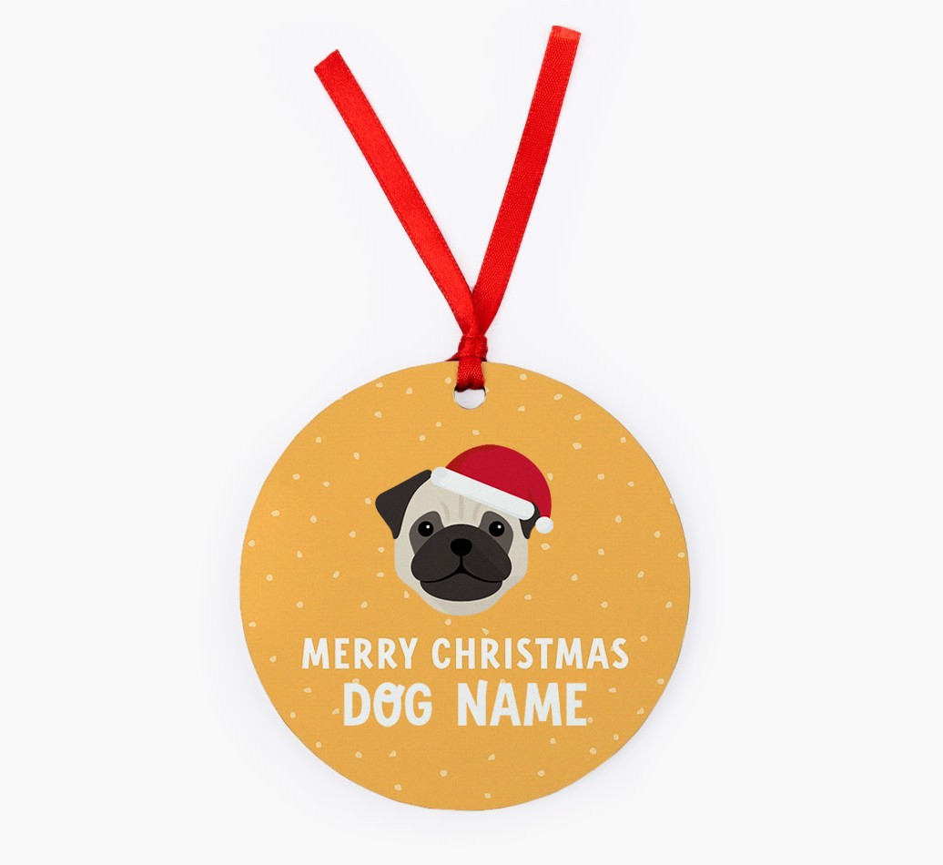 Merry Christmas: Personalized {breedFullName} Christmas Decoration
