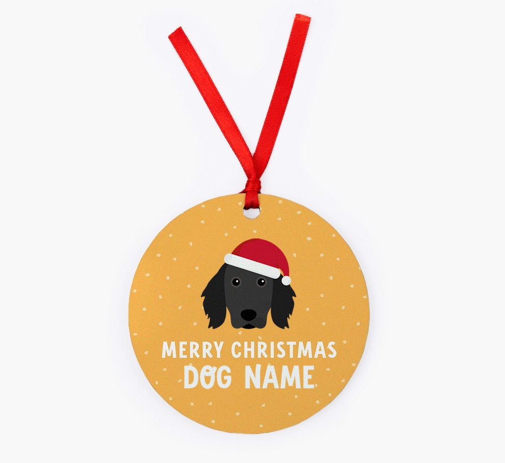 Merry Christmas: Personalized {breedFullName} Christmas Decoration