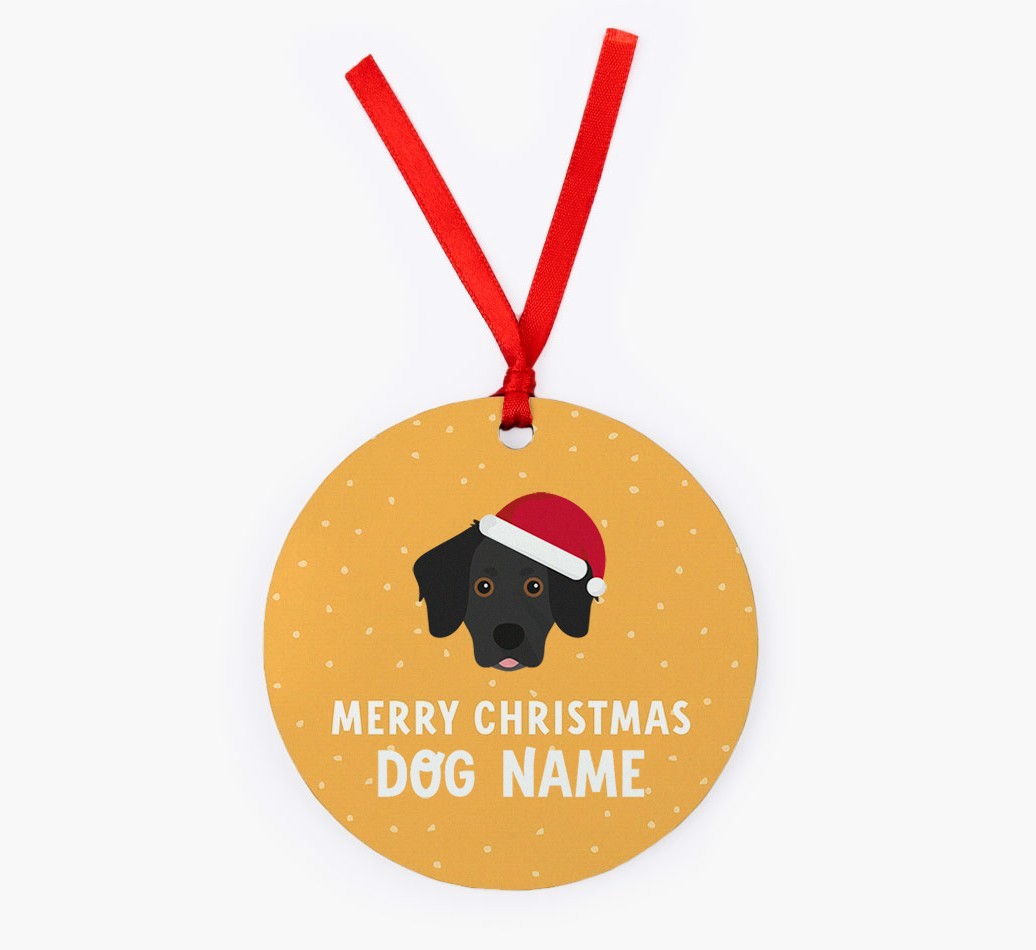 Merry Christmas: Personalized {breedFullName} Christmas Decoration