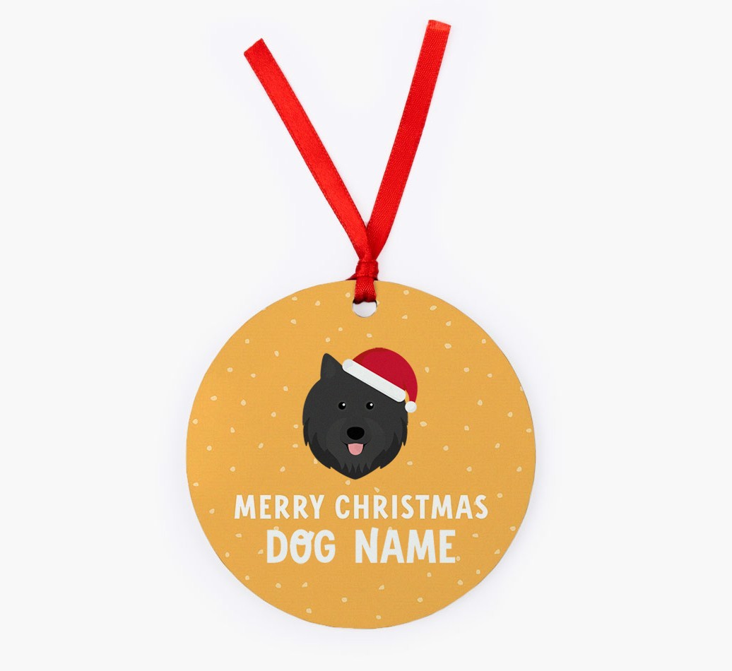 Merry Christmas: Personalized {breedFullName} Christmas Decoration
