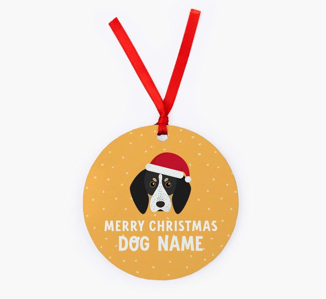 Merry Christmas: Personalized {breedFullName} Christmas Decoration