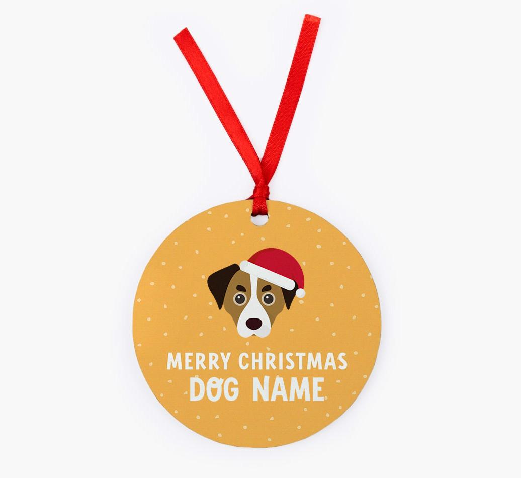 Merry Christmas: Personalized {breedFullName} Christmas Decoration