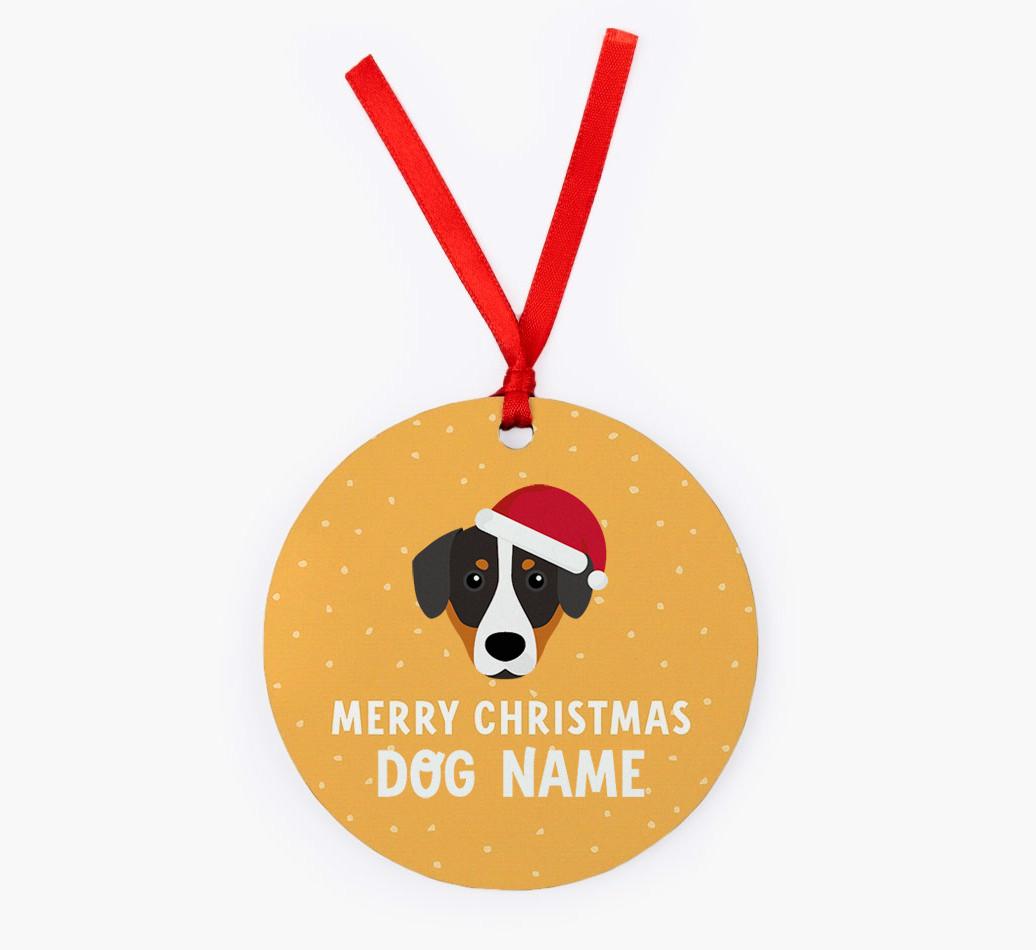 Merry Christmas: Personalized {breedFullName} Christmas Decoration