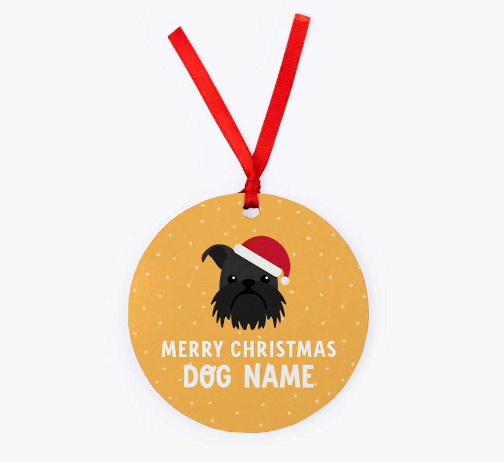 Merry Christmas: Personalized {breedFullName} Christmas Decoration
