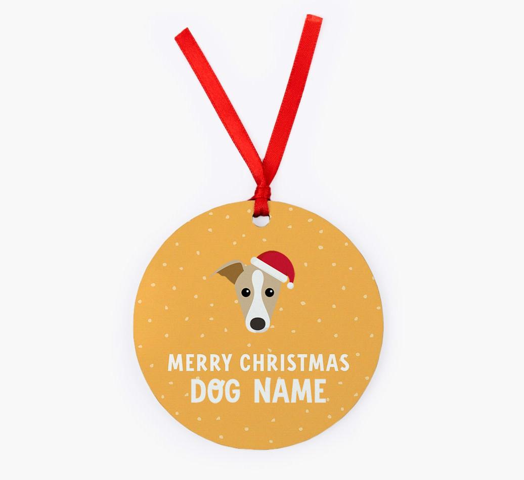Merry Christmas: Personalized {breedFullName} Christmas Decoration