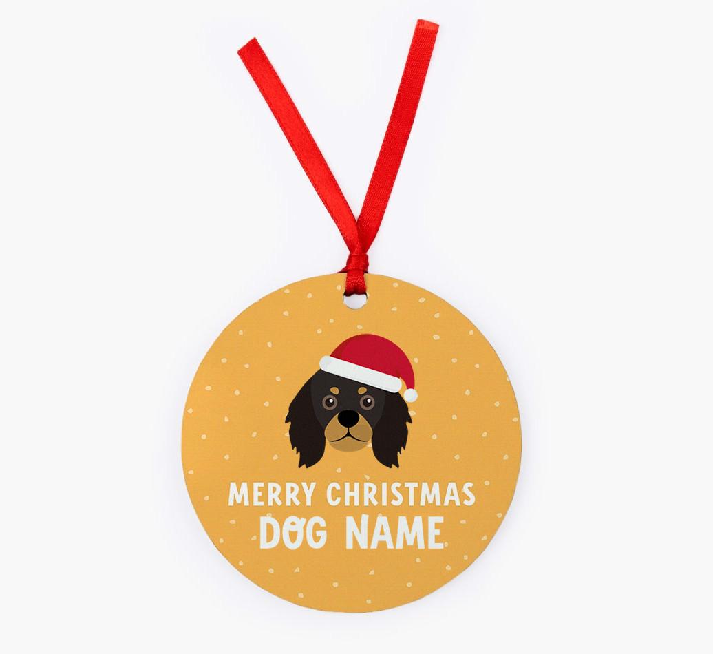 Merry Christmas: Personalized {breedFullName} Christmas Decoration