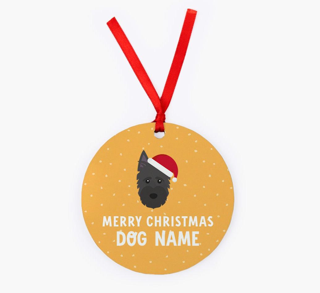 Merry Christmas: Personalized {breedFullName} Christmas Decoration