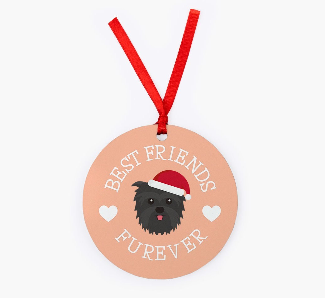 'Best Friends Furever' - Personalized {breedFullName} Christmas Decoration