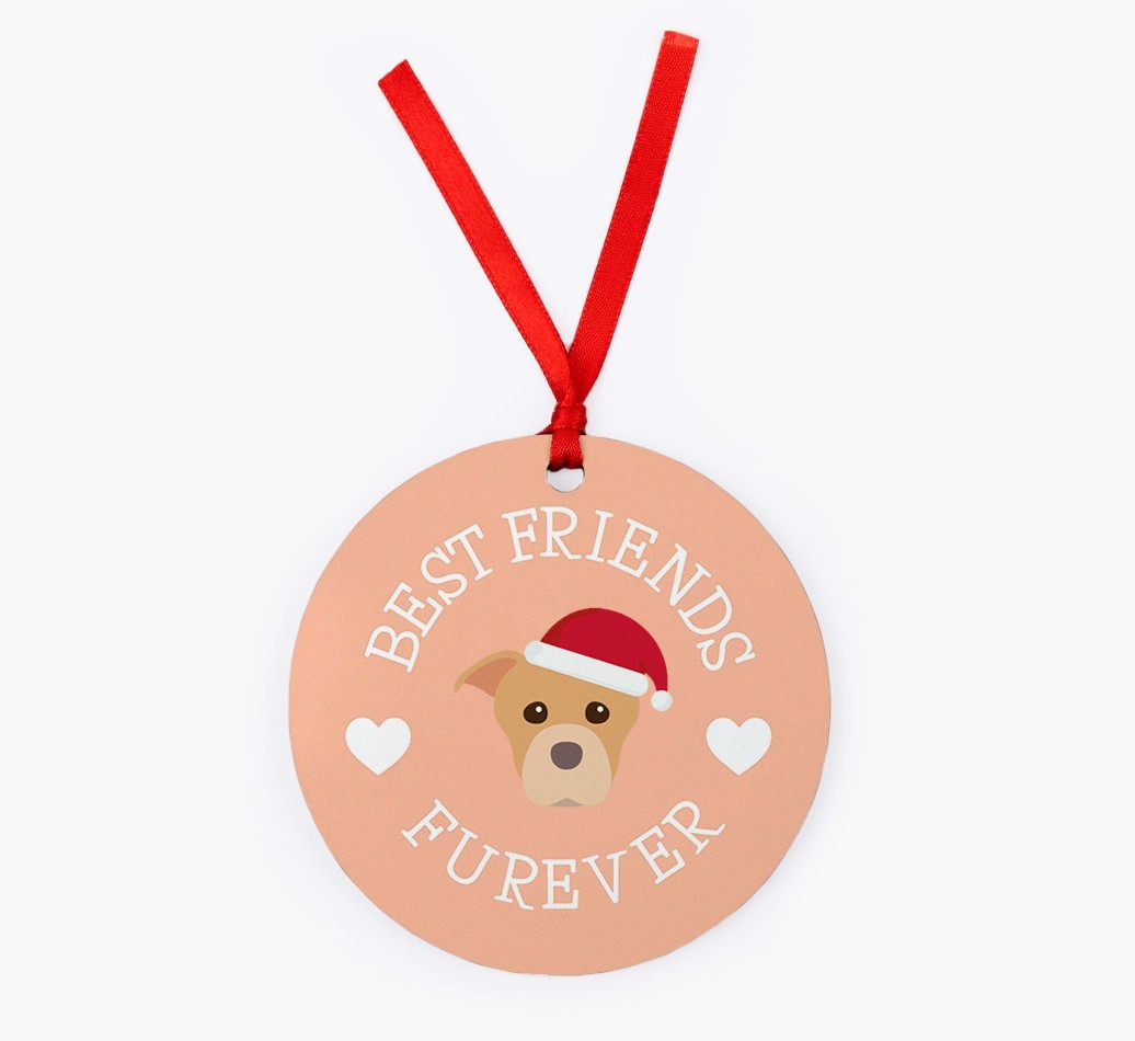'Best Friends Furever' - {breedFullName} Christmas Decoration