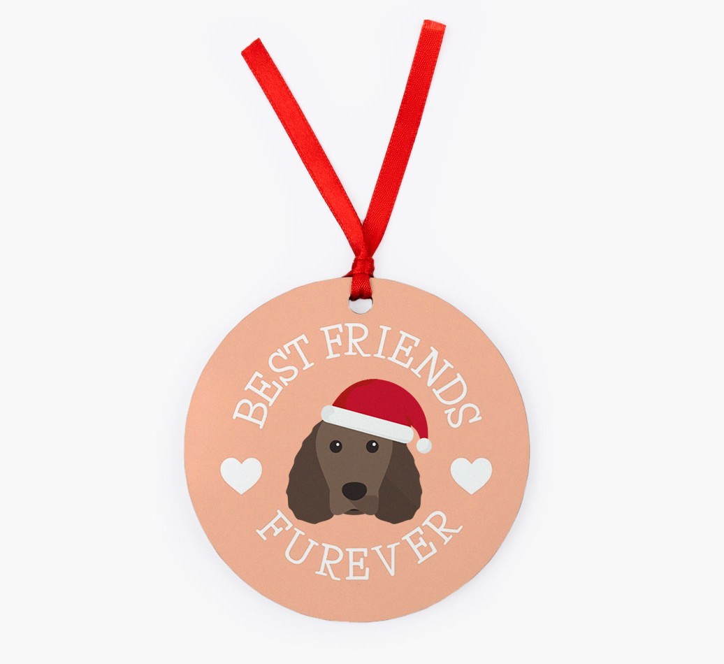 'Best Friends Furever' - {breedFullName} Christmas Decoration