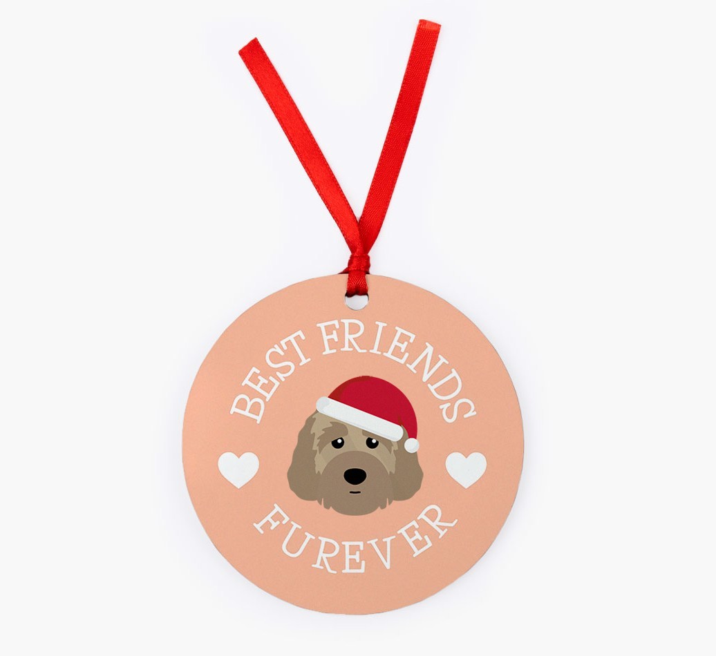 'Best Friends Furever' - Personalized {breedFullName} Christmas Decoration