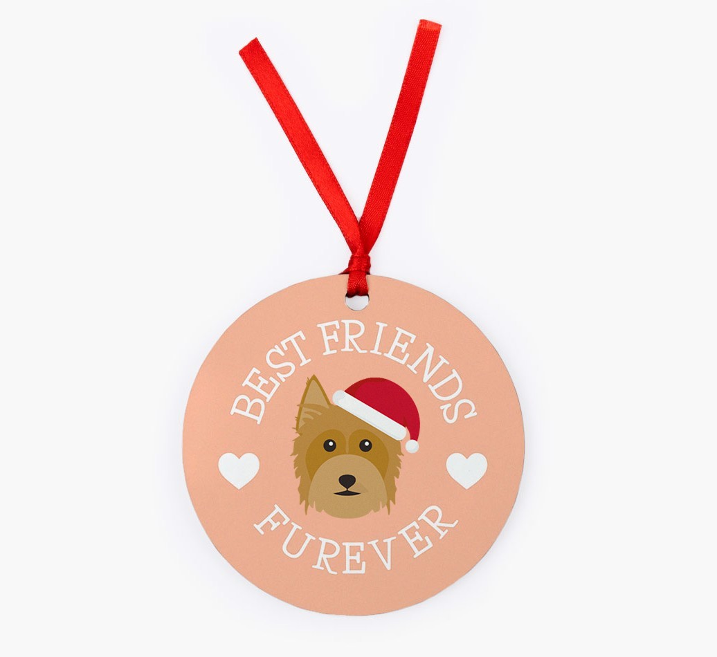 'Best Friends Furever' - Personalized {breedFullName} Christmas Decoration