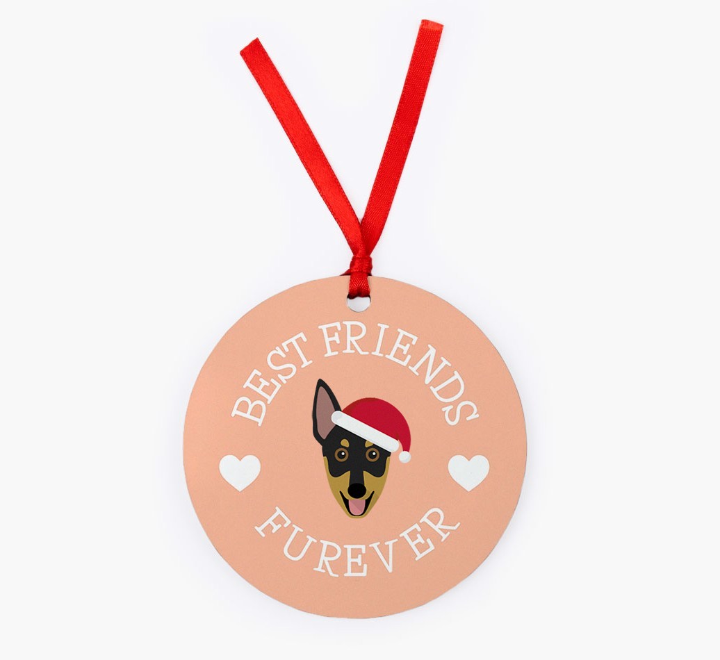 'Best Friends Furever' - Personalized {breedFullName} Christmas Decoration