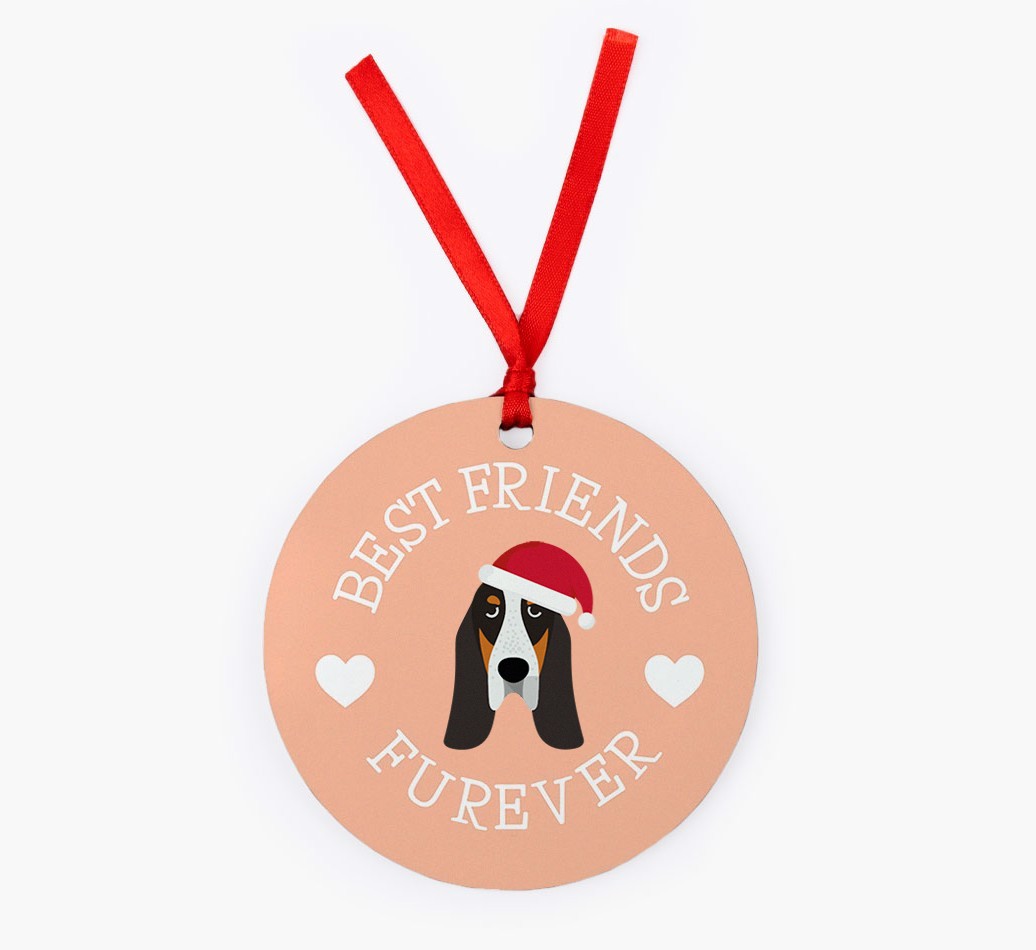 'Best Friends Furever' - Personalized {breedFullName} Christmas Decoration