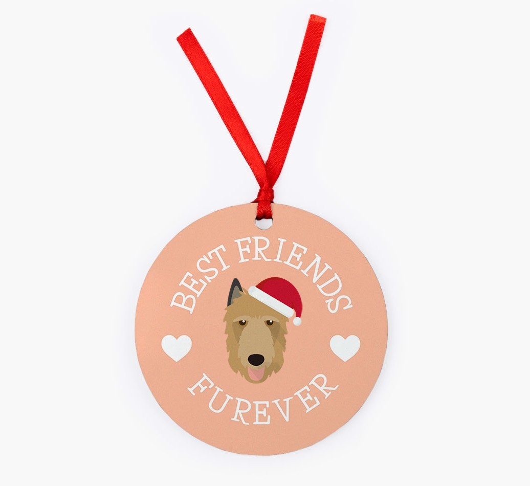 'Best Friends Furever' - Personalized {breedFullName} Christmas Decoration