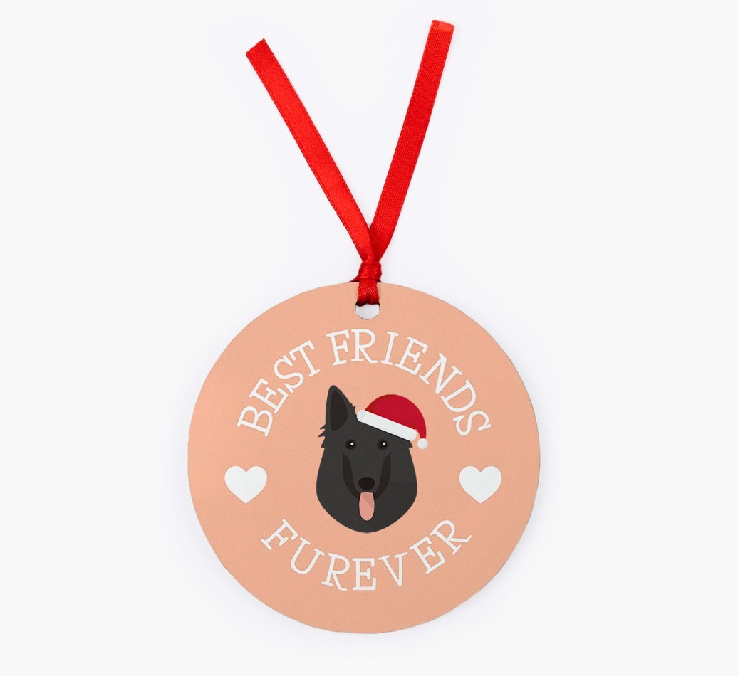 'Best Friends Furever' - {breedFullName} Christmas Decoration