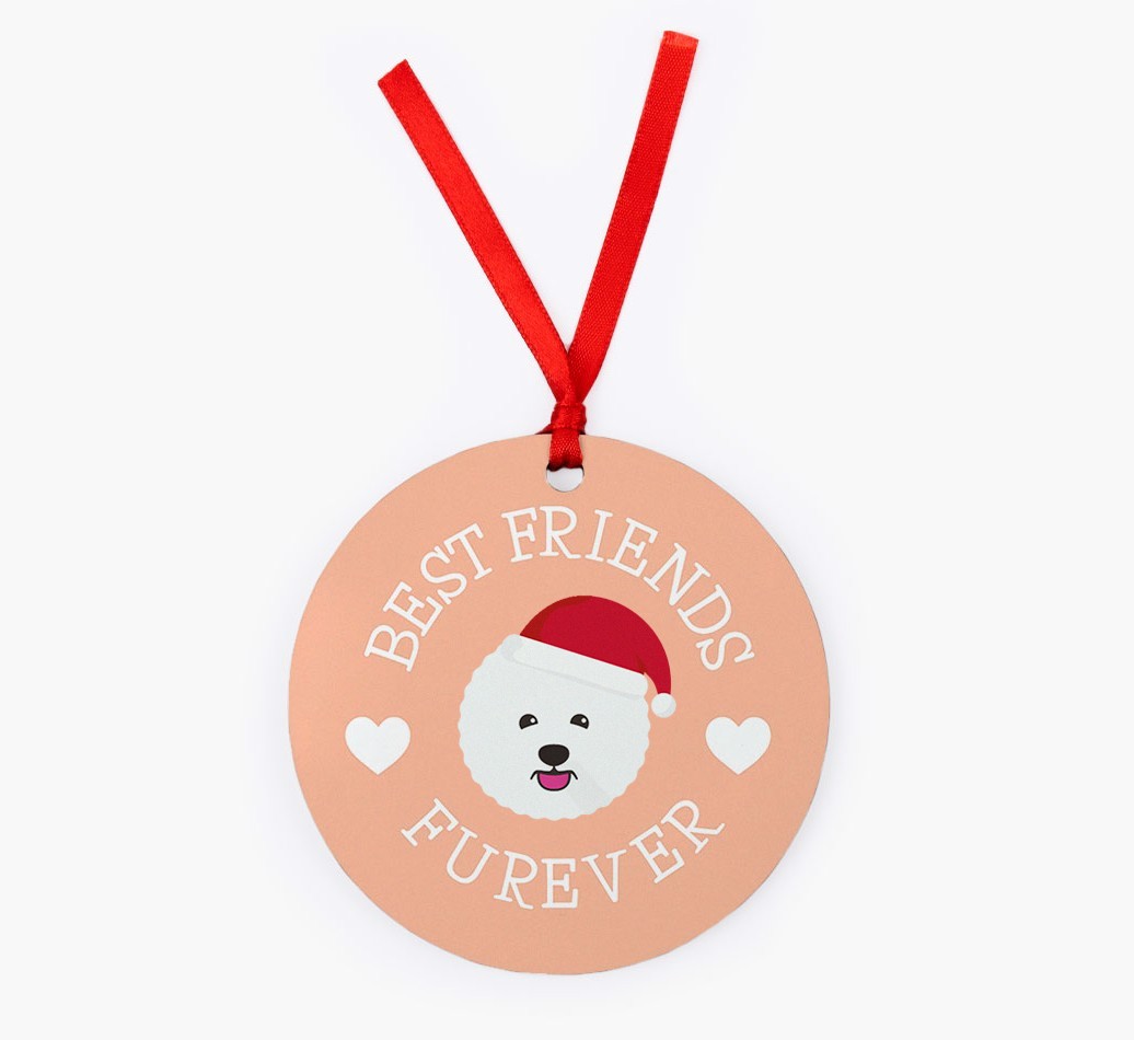 'Best Friends Furever' - {breedFullName} Christmas Decoration